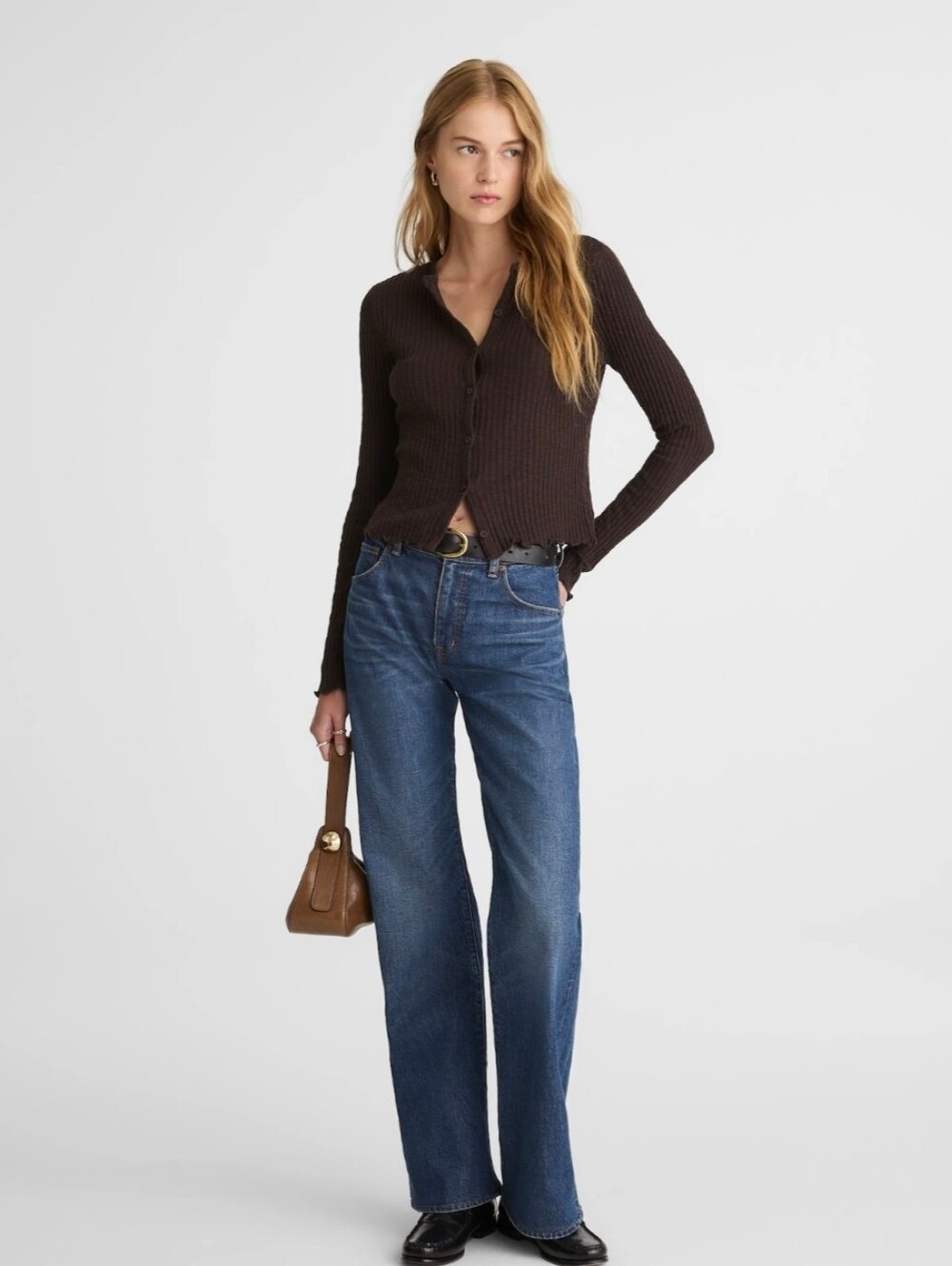 Madewell Lettuce Edge Cardigan And Tank Set XL